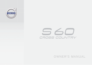 2017 Volvo S60 Cross Country Owners Manual